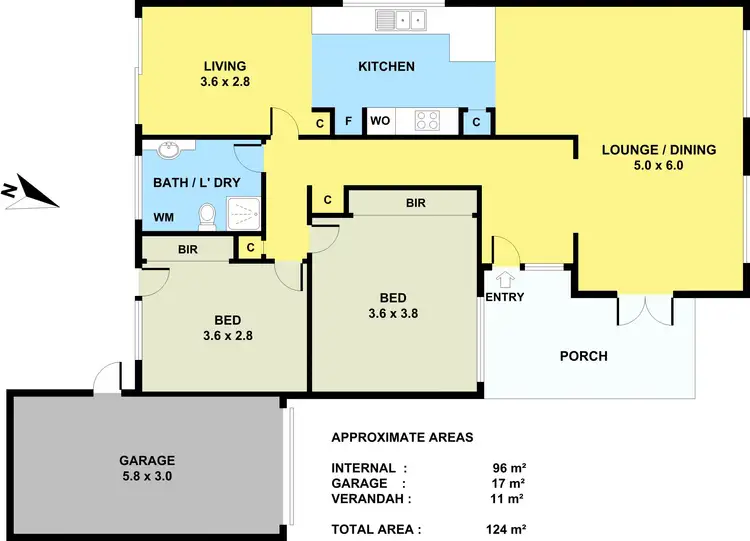 Floorplan of Homely unit listing, 3/22 Ebden Avenue, Black Rock VIC 3193