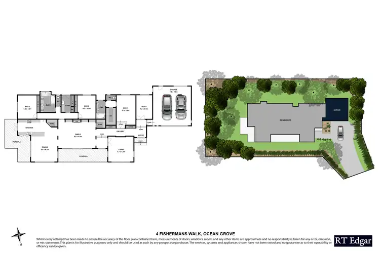 Floorplan of Homely house listing, 4 Fishermans Walk, Barwon Heads VIC 3227