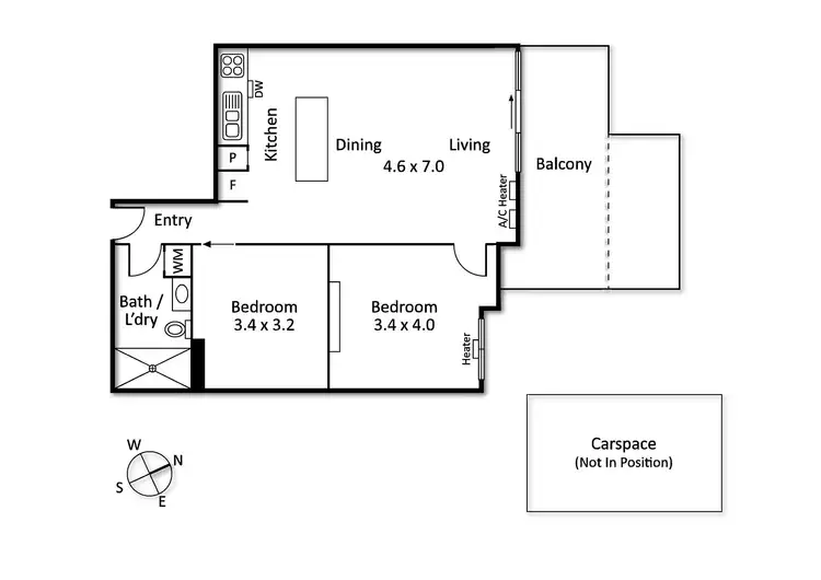 Floorplan of Homely apartment listing, 102/5 Greeves Street, St Kilda VIC 3182