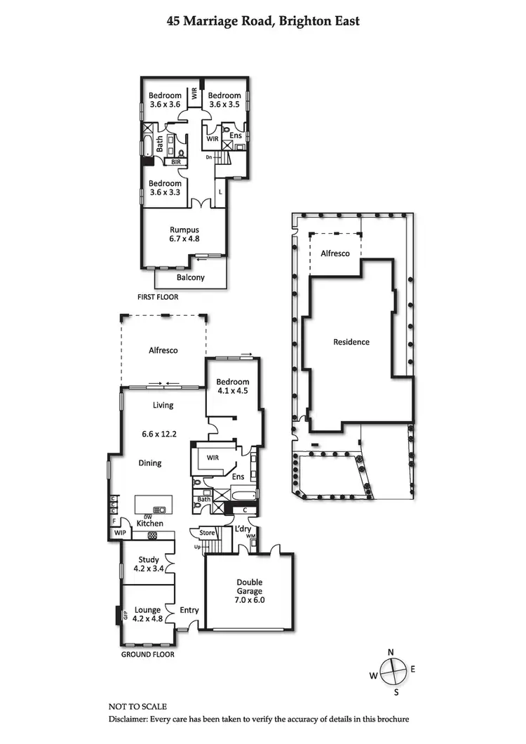Floorplan of Homely house listing, 45 Marriage Road, Brighton East VIC 3187