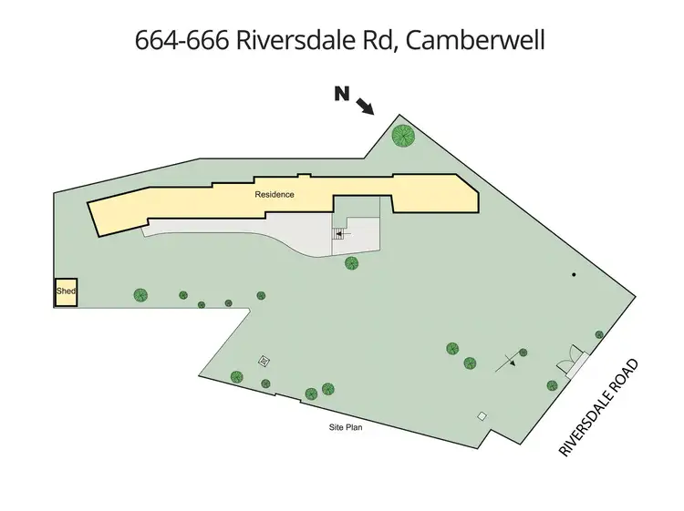 Floorplan of Homely house listing, 664-666 Riversdale Road, Camberwell VIC 3124