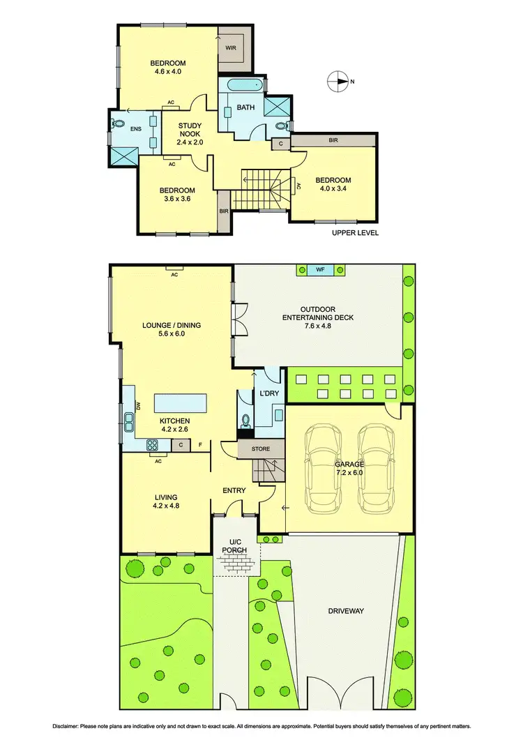 Floorplan of Homely townhouse listing, 1/12 La Frank Street, Burwood VIC 3125