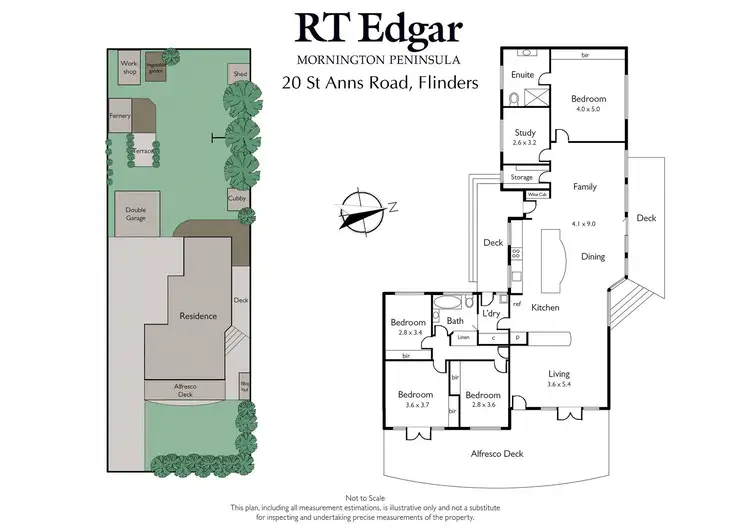 Floorplan of Homely house listing, 20 St Anns Road, Flinders VIC 3929