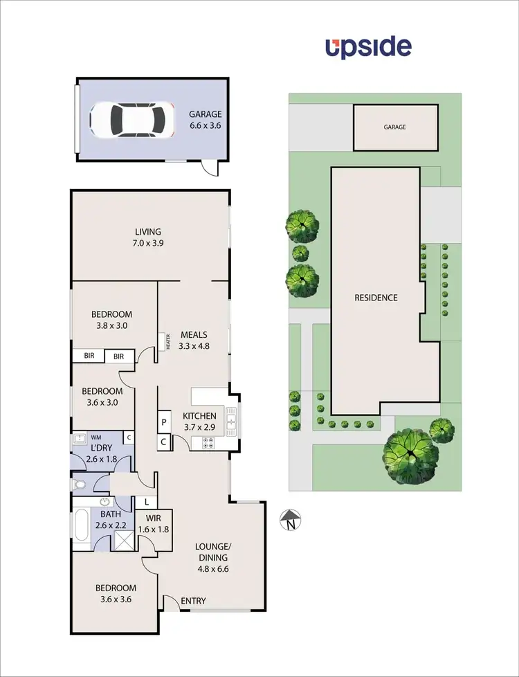 Floorplan of Homely house listing, 195 Stewart Street, Brunswick East VIC 3057