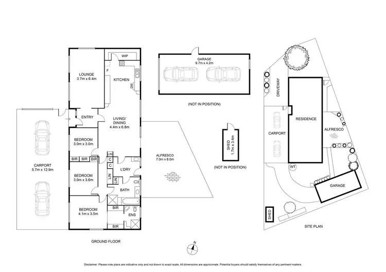 Floorplan of Homely house listing, 10 Waliki Court, Lara VIC 3212