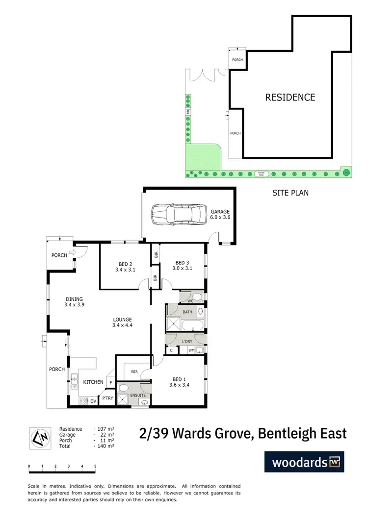 Floorplan of Homely unit listing, 2/39 Wards Grove, Bentleigh East VIC 3165