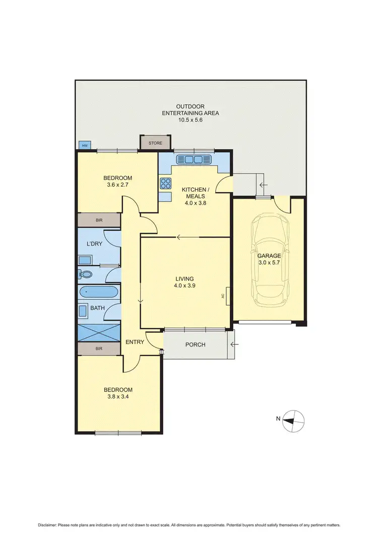 Floorplan of Homely unit listing, 3/1439 Centre Road, Clayton VIC 3168