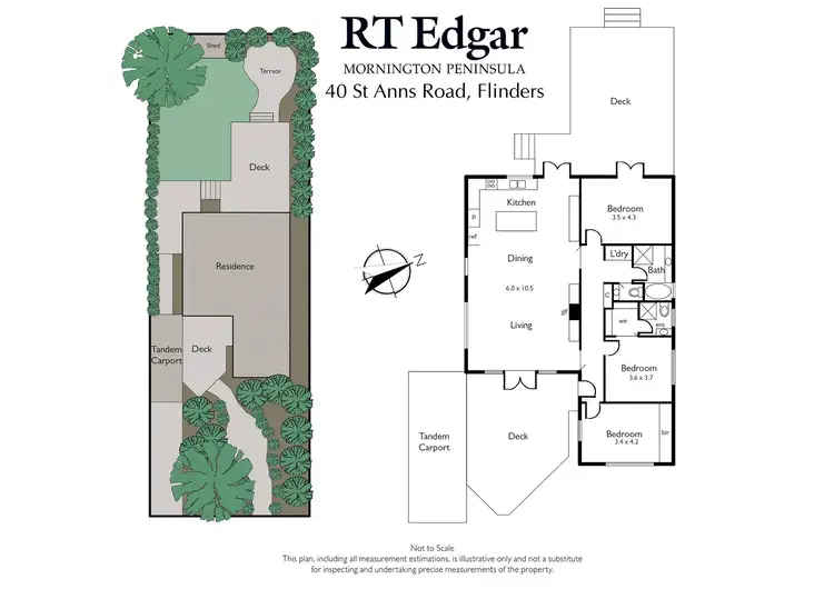 Floorplan of Homely house listing, 40 St Anns Road, Flinders VIC 3929
