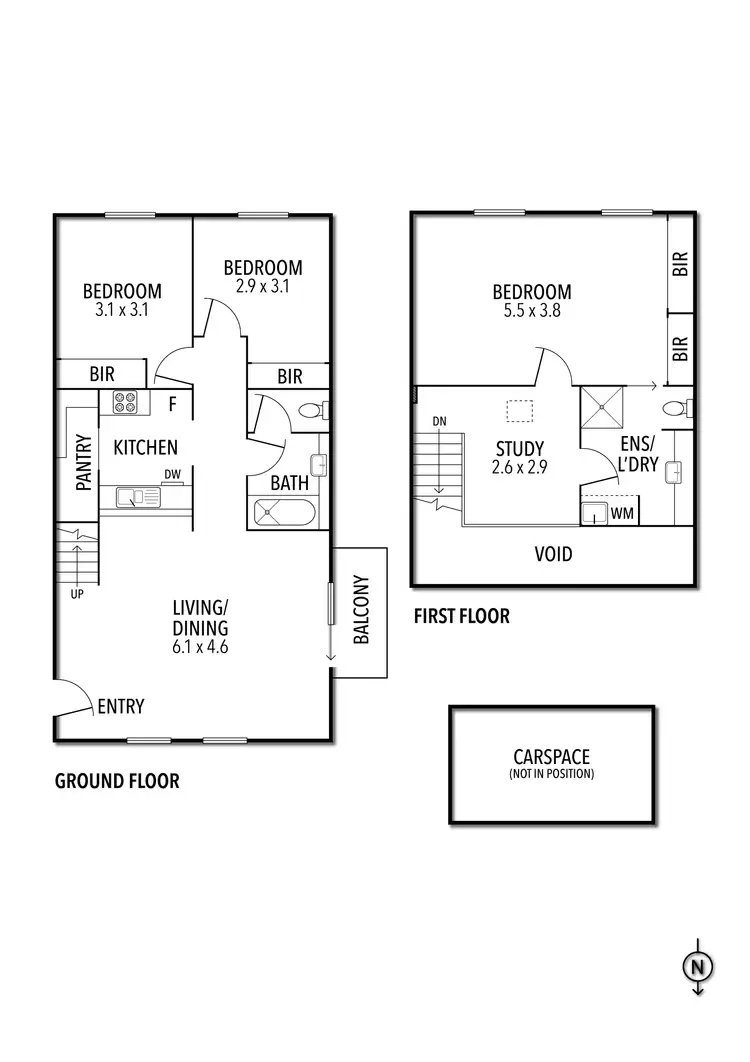 Floorplan of Homely apartment listing, 36/16 Nicholson Street, Fitzroy North VIC 3068