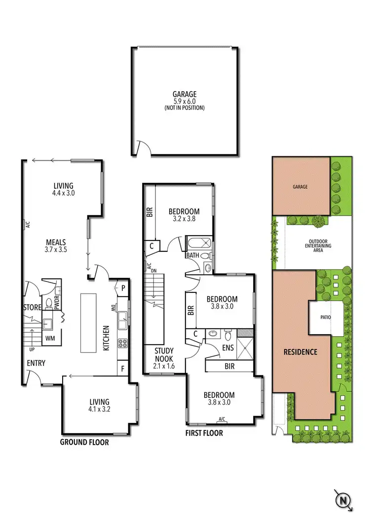 Floorplan of Homely house listing, 2316/18 Archer Avenue, Ascot Vale VIC 3032