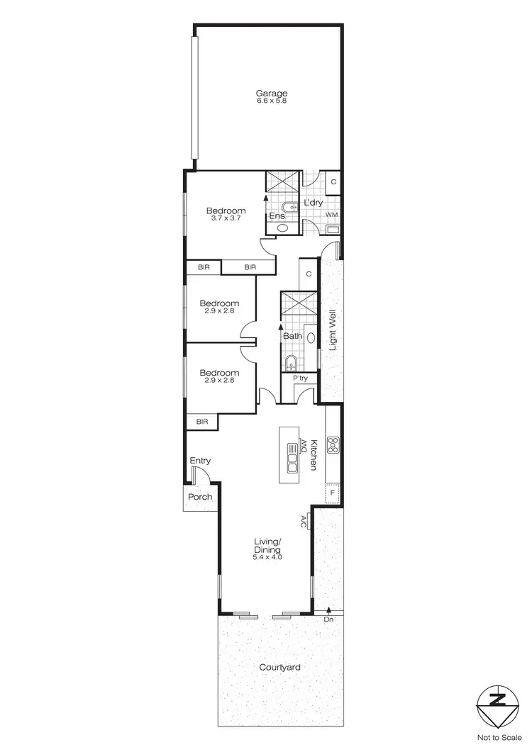 Floorplan of Homely house listing, 2/315 Walker Street, Ballarat North VIC 3350