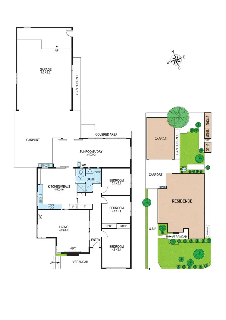 Floorplan of Homely house listing, 3 Havana Court, Bentleigh East VIC 3165