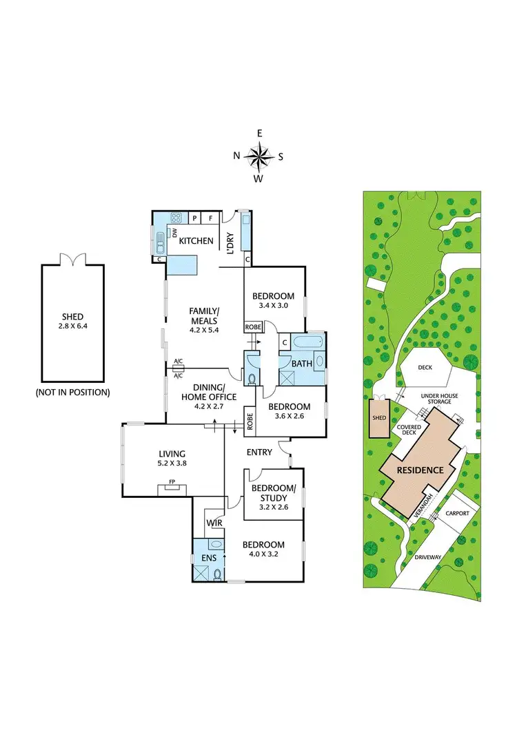 Floorplan of Homely house listing, 8 Mooltan Place, Eltham North VIC 3095