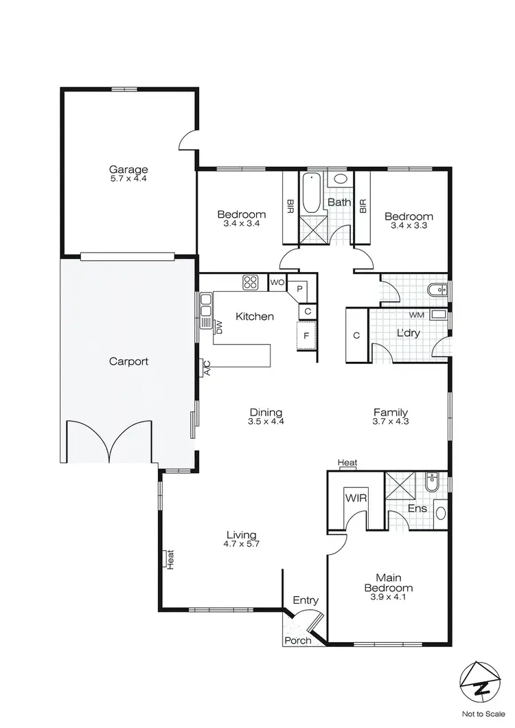 Floorplan of Homely house listing, 8 Queen Street, Sebastopol VIC 3356
