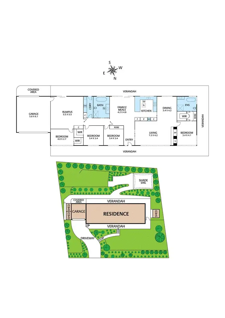 Floorplan of Homely house listing, 8 Hawkhurst Court, Eltham VIC 3095