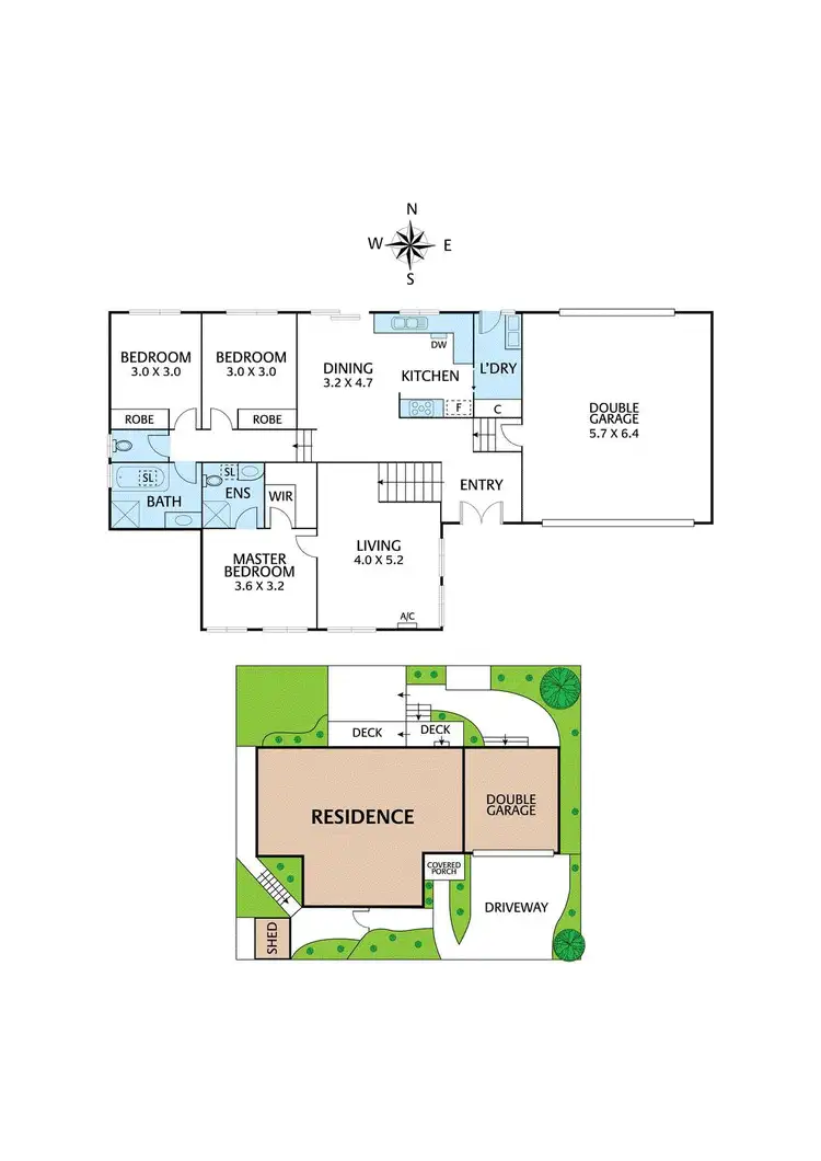 Floorplan of Homely townhouse listing, 2/7 Brownes Crescent, Eltham VIC 3095