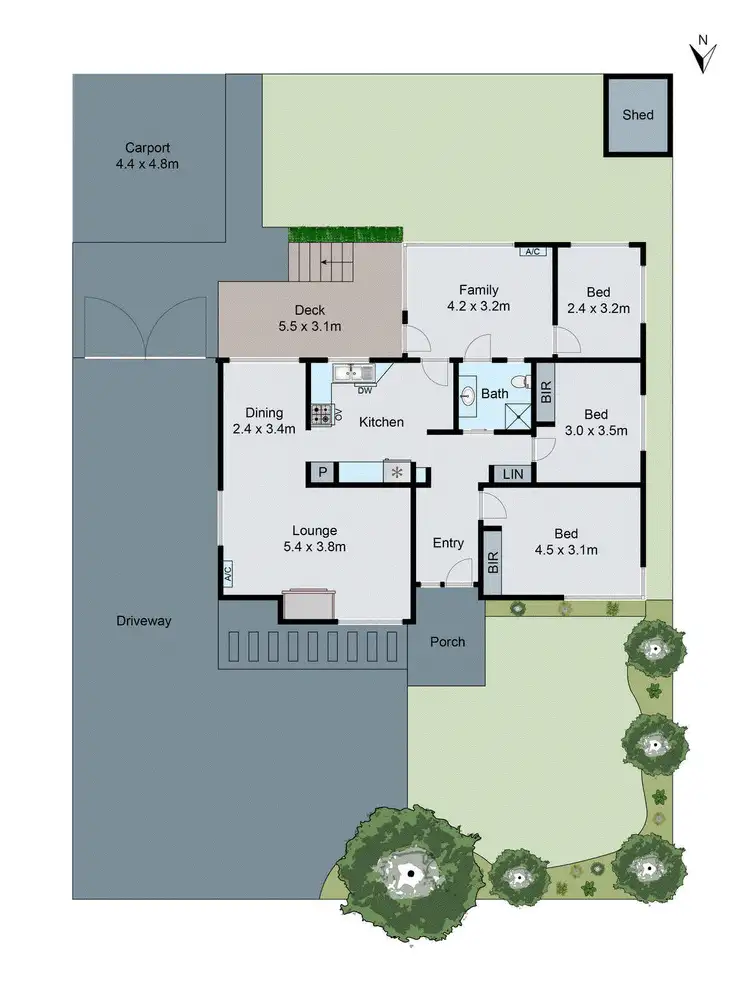 Floorplan of Homely house listing, 302 High Street Road, Mount Waverley VIC 3149