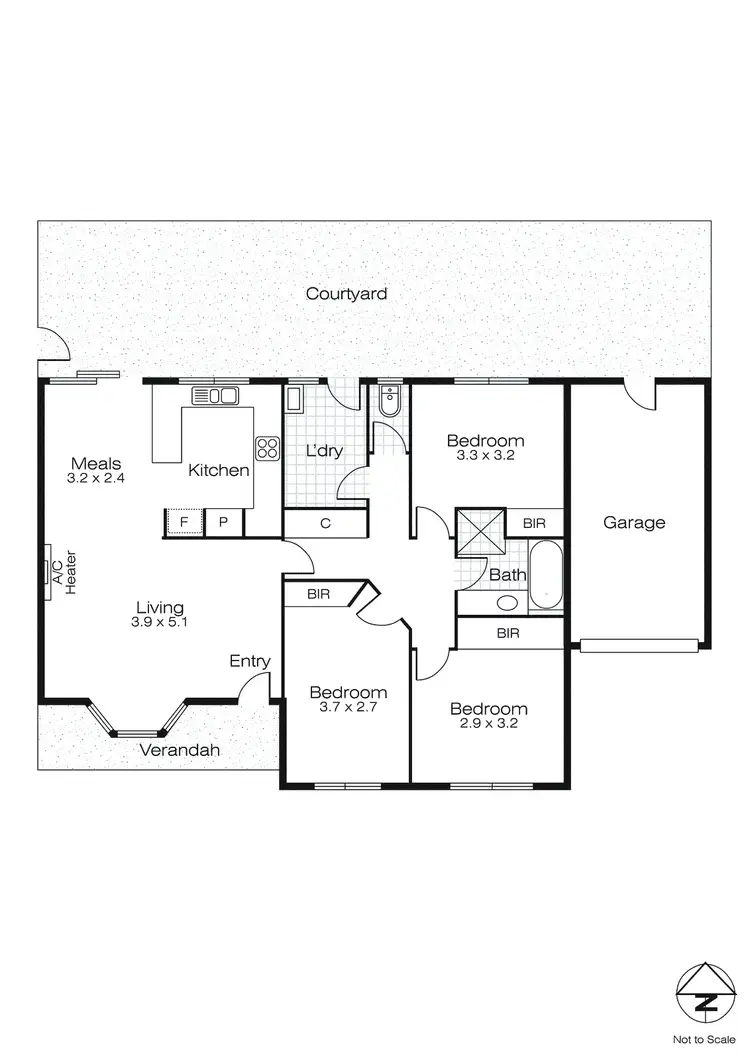 Floorplan of Homely house listing, 10/5 Hocking Avenue, Canadian VIC 3350