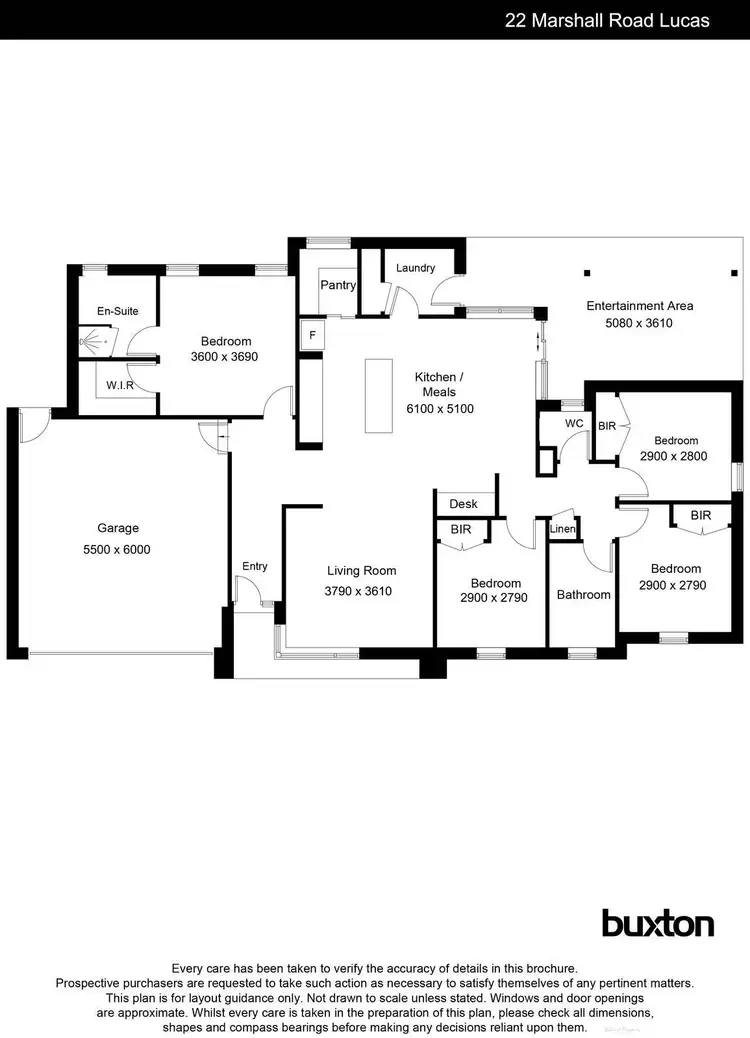 Floorplan of Homely house listing, 22 Marshall Road, Lucas VIC 3350