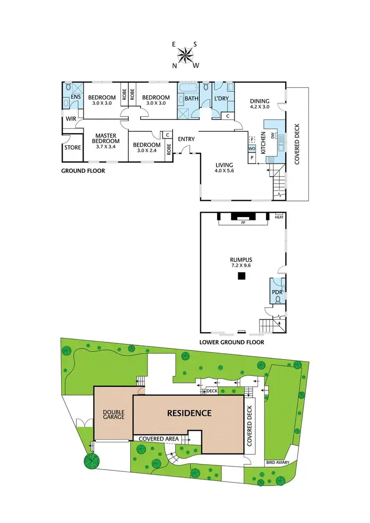 Floorplan of Homely house listing, 2 Ibsley Square, Eltham VIC 3095