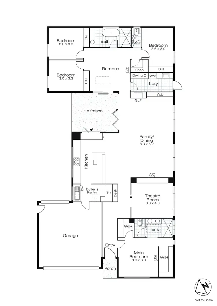 Floorplan of Homely house listing, 19 Offaly Street, Alfredton VIC 3350