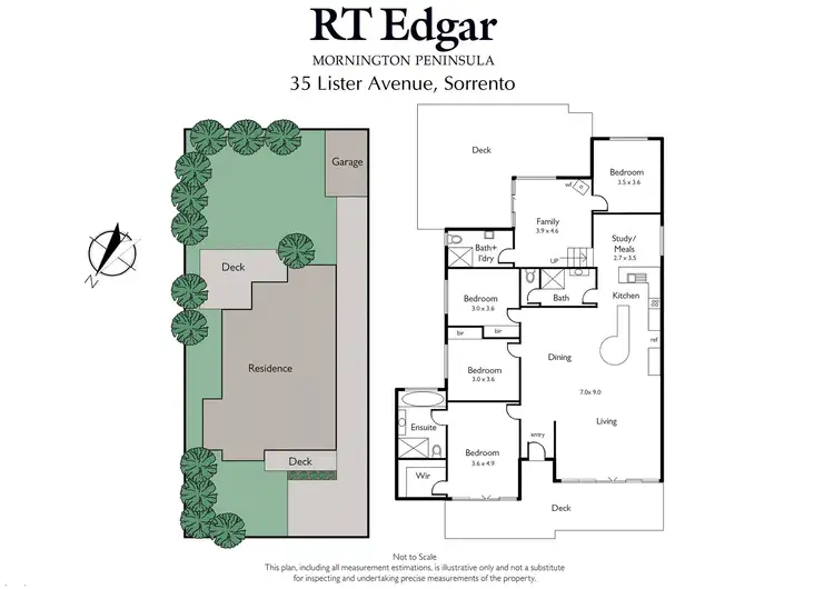 Floorplan of Homely house listing, 35 Lister Avenue, Sorrento VIC 3943
