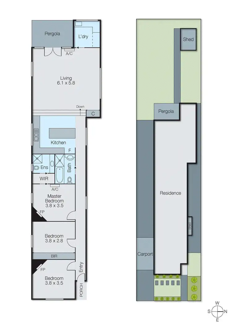 Floorplan of Homely house listing, 21 Bowen Street, Hughesdale VIC 3166