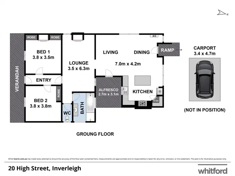 Floorplan of Homely house listing, 20 High Street, Inverleigh VIC 3321
