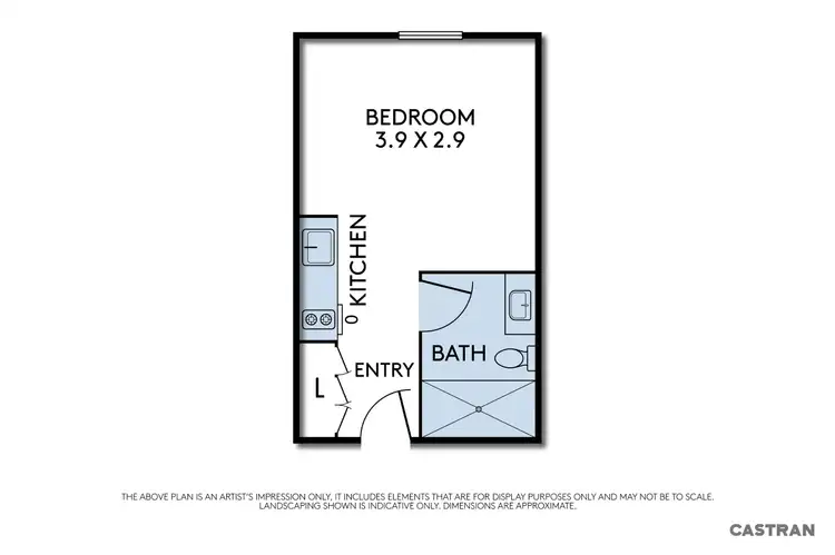 Floorplan of Homely studio listing, 205A/2-4 Kooroora, The Avenue, Mount Buller VIC 3723