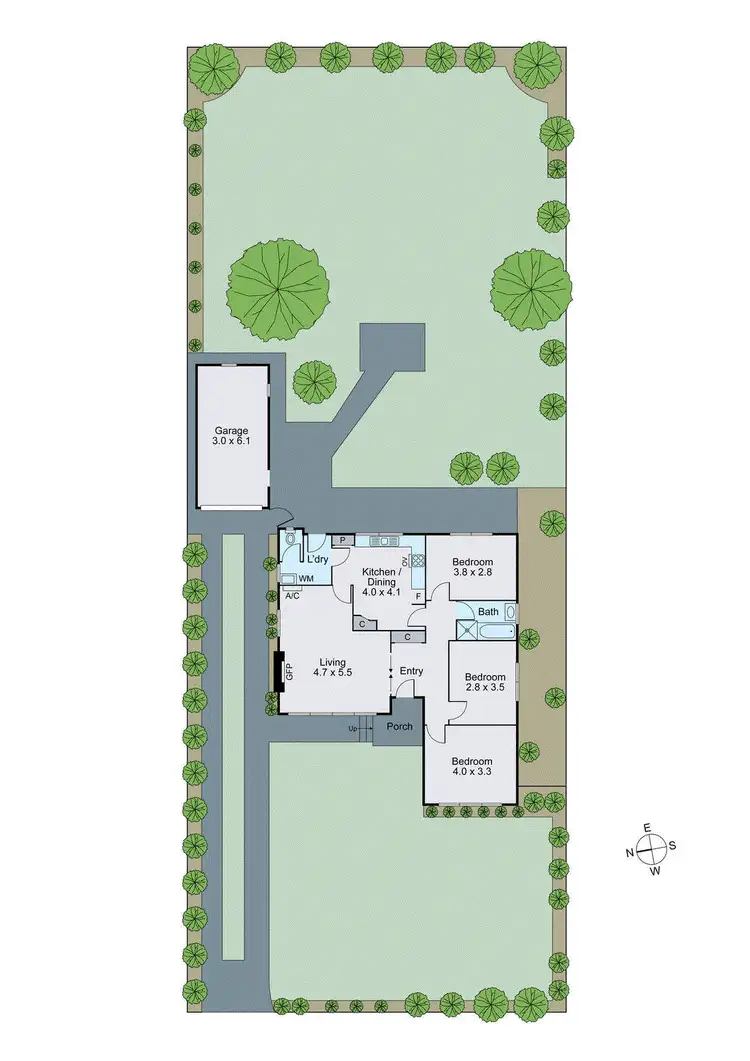 Floorplan of Homely house listing, 60 Hillview Avenue, Mount Waverley VIC 3149