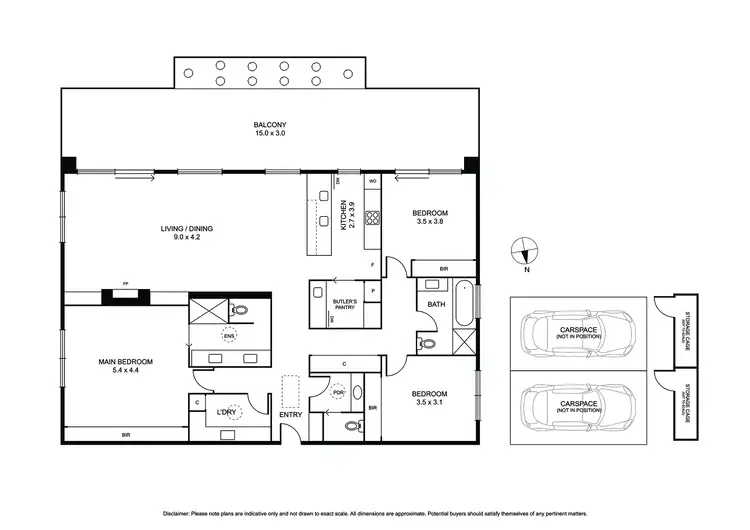 Floorplan of Homely apartment listing, 202/91 Balaclava Road, Caulfield North VIC 3161