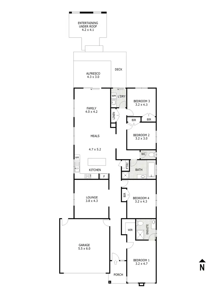 Floorplan of Homely house listing, 101 Mandalay Circuit, Beveridge VIC 3753