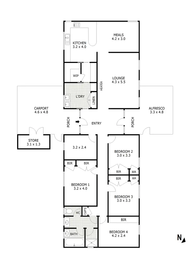 Floorplan of Homely house listing, 2 Sutherland Street, Kilmore VIC 3764