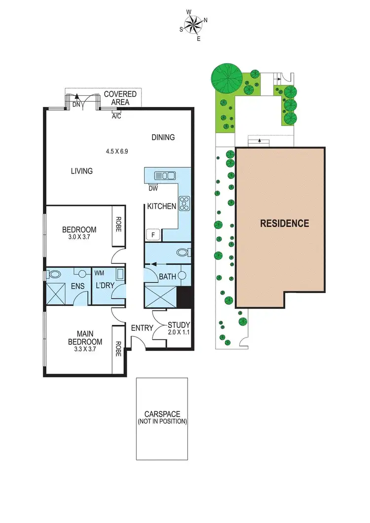 Floorplan of Homely apartment listing, 1/193 Jasper Road, Bentleigh VIC 3204