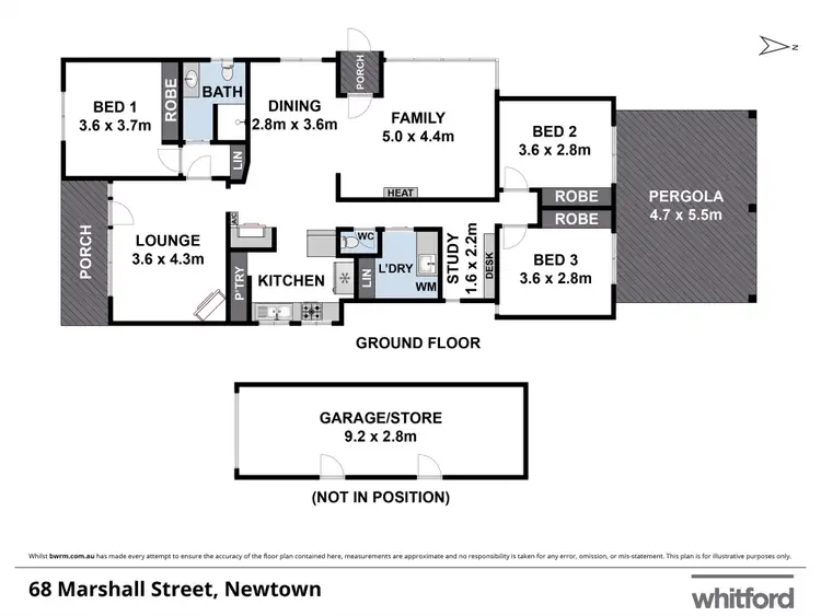 Floorplan of Homely house listing, 68 Marshall Street, Newtown VIC 3220