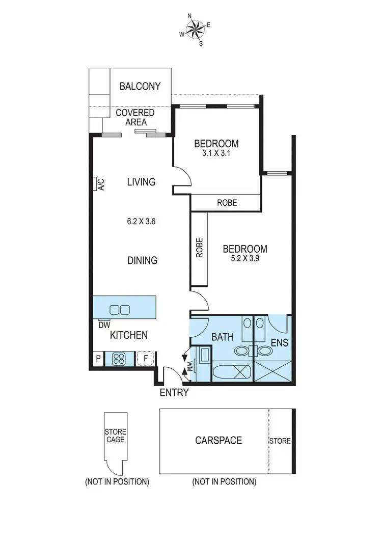 Floorplan of Homely apartment listing, 102/10 Station Avenue, Mckinnon VIC 3204