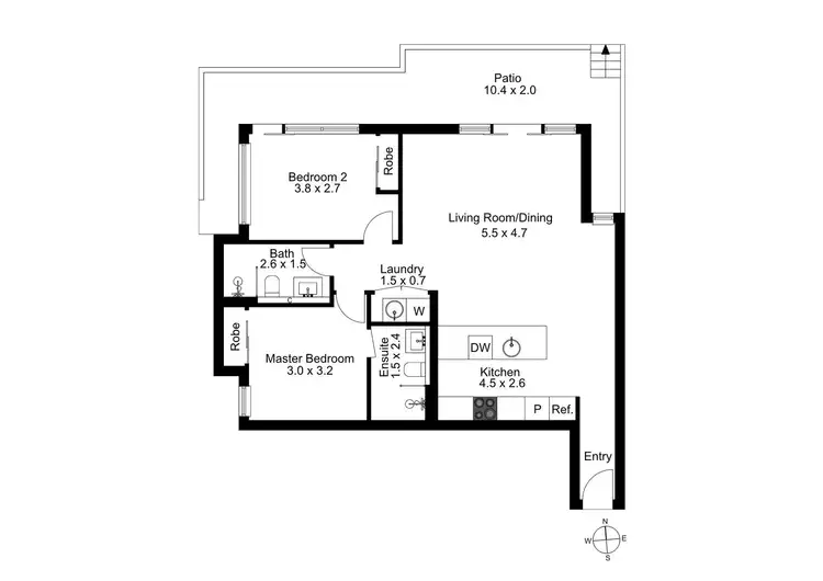 Floorplan of Homely apartment listing, G02/994 Toorak Road, Camberwell VIC 3124