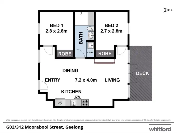 Floorplan of Homely apartment listing, G02/312 Moorabool Street, Geelong VIC 3220