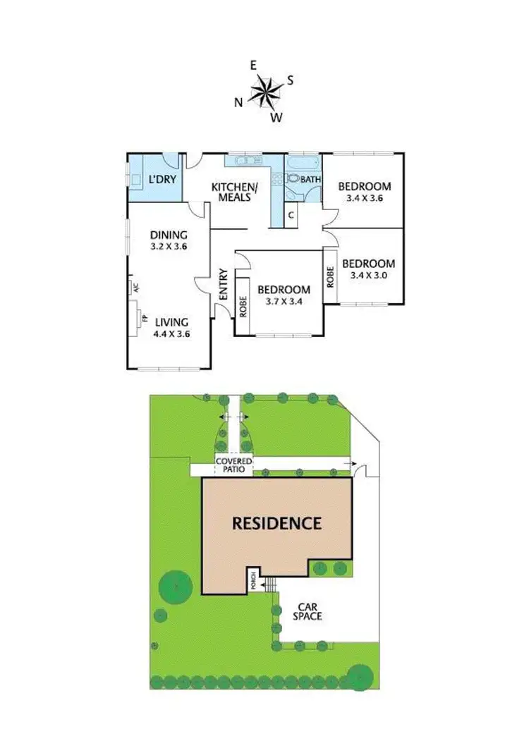 Floorplan of Homely house listing, 1/8 Beaconsfield Road, Briar Hill VIC 3088