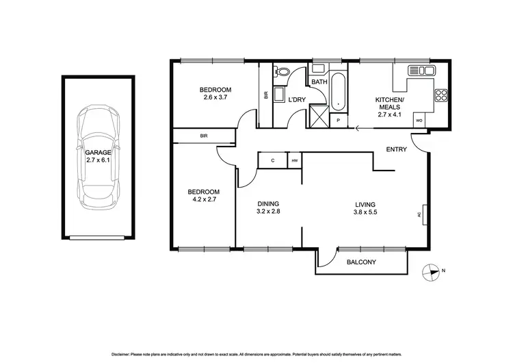 Floorplan of Homely apartment listing, 5/233 Alma Road, St Kilda East VIC 3183