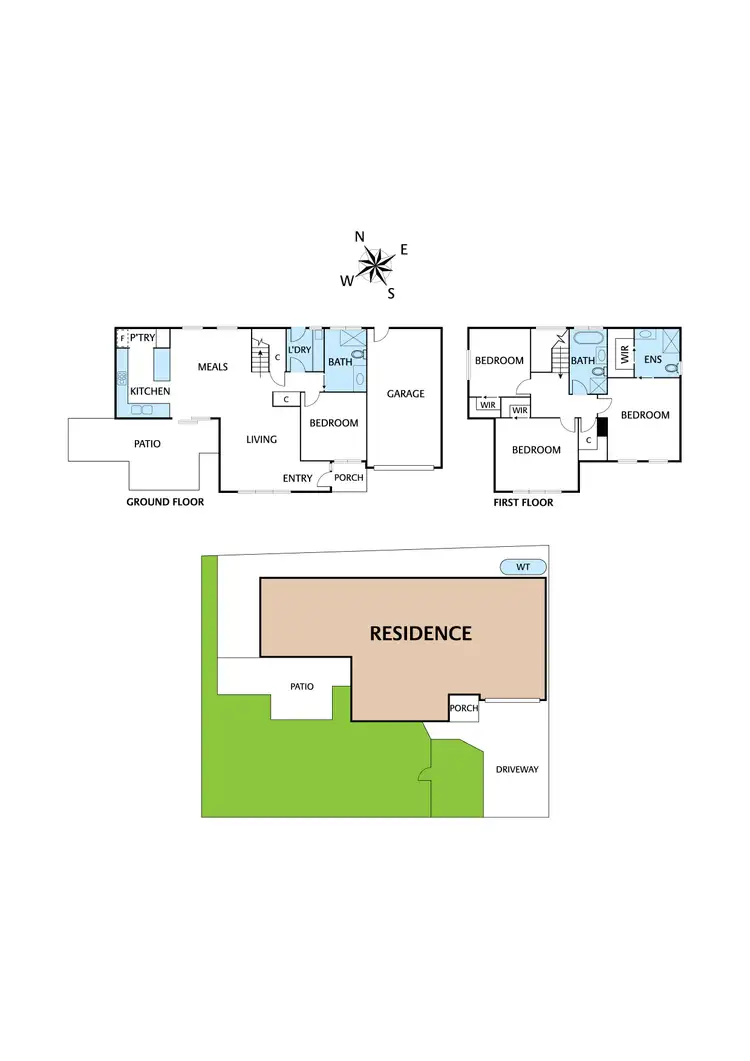 Floorplan of Homely townhouse listing, 2/67 Kelvin Avenue, Montmorency VIC 3094