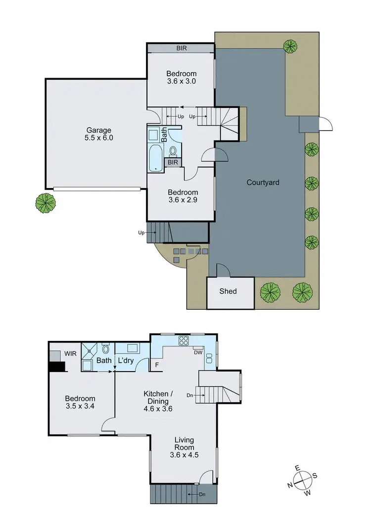 Floorplan of Homely townhouse listing, 3/2 Carrol Grove, Mount Waverley VIC 3149