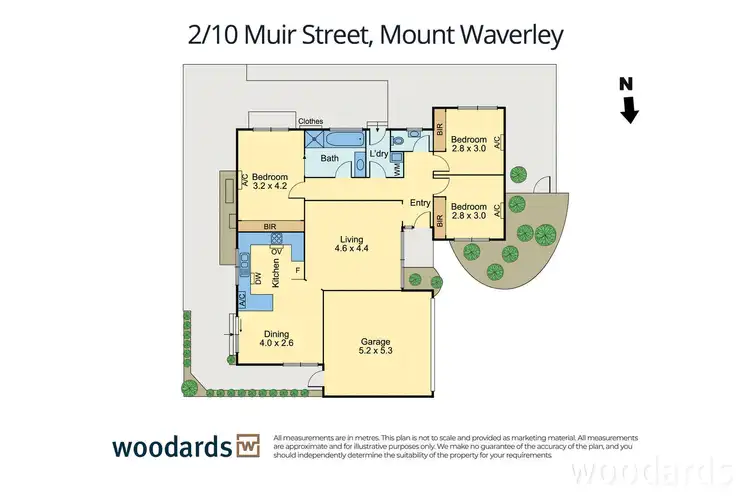 Floorplan of Homely unit listing, 2/10 Muir Street, Mount Waverley VIC 3149