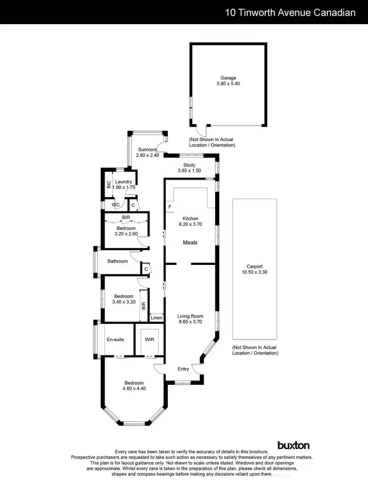 Floorplan of Homely house listing, 10 Tinworth Avenue, Canadian VIC 3350