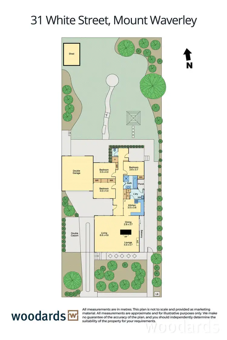 Floorplan of Homely house listing, 31 White Street, Mount Waverley VIC 3149