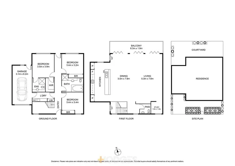 Floorplan of Homely house listing, 3 Kerley Street, Geelong VIC 3220
