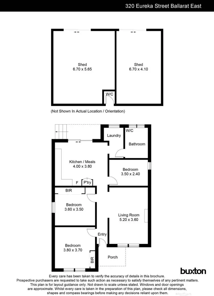 Floorplan of Homely house listing, 320 Eureka Street, Ballarat East VIC 3350