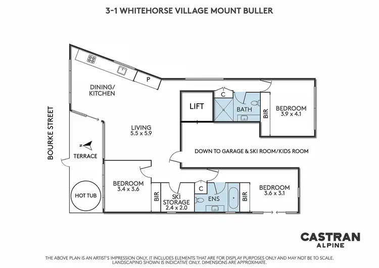 Floorplan of Homely alpine listing, WHV 3.1 Whitehorse Village Road, Mount Buller VIC 3723