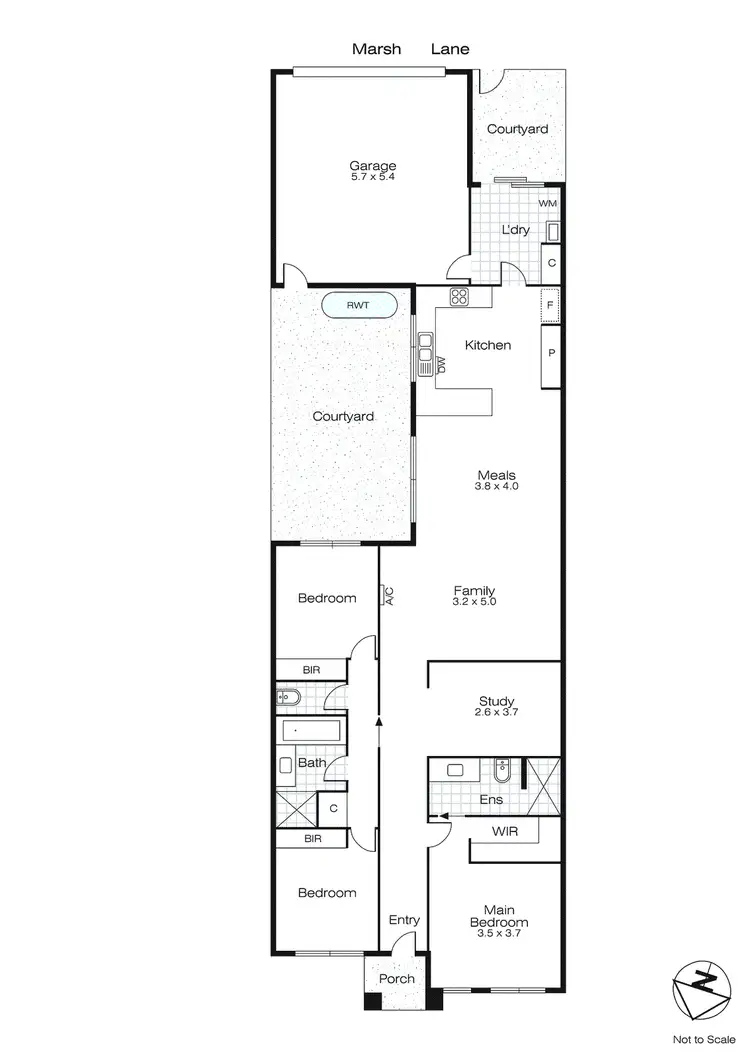 Floorplan of Homely house listing, 65 Oshannassy Parade, Lucas VIC 3350