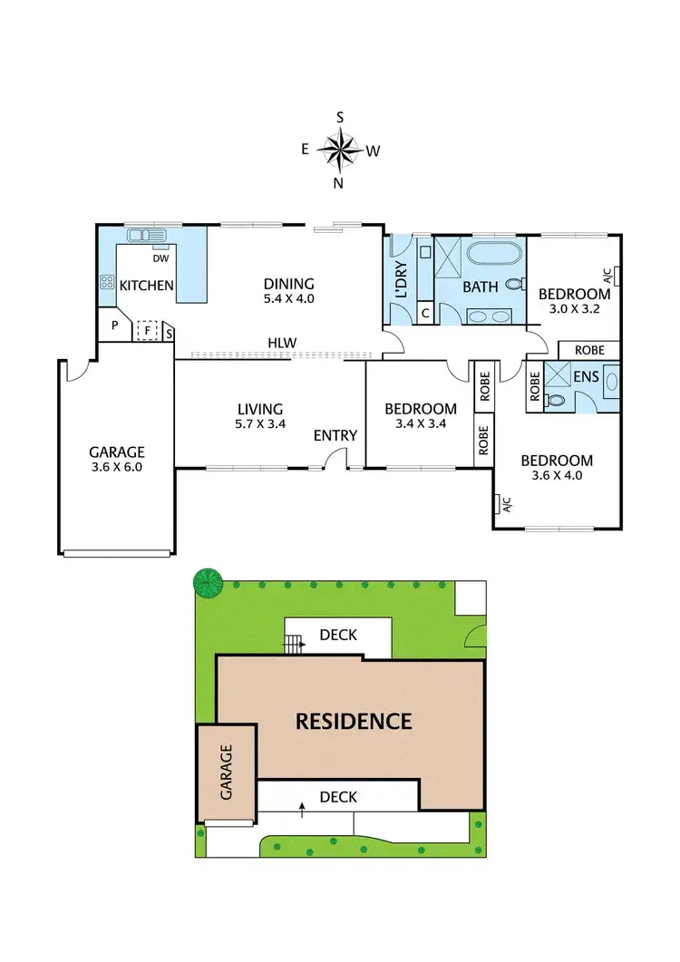 Floorplan of Homely unit listing, 2/64 Frank Street, Eltham VIC 3095